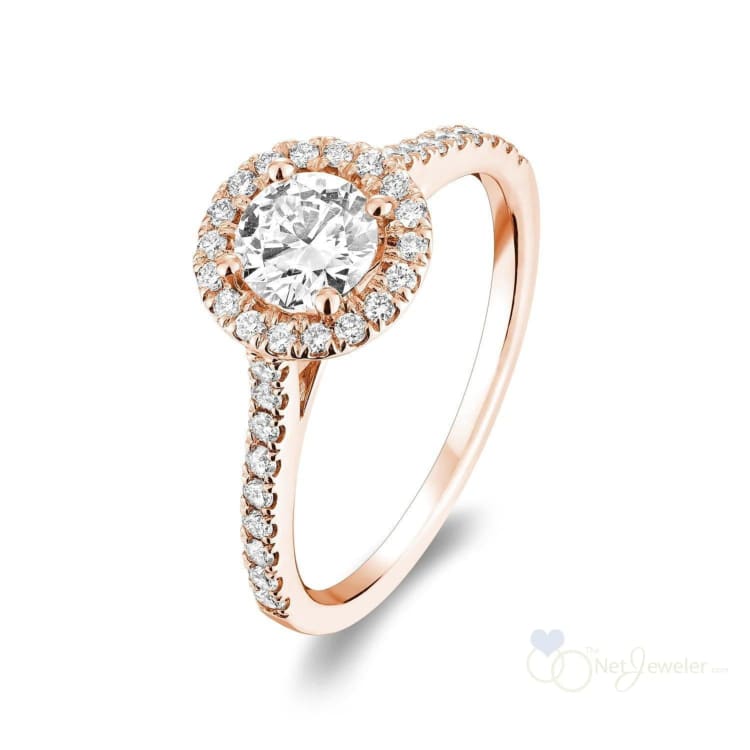 Round Halo Diamond Engagement Ring-RNB Jewellery