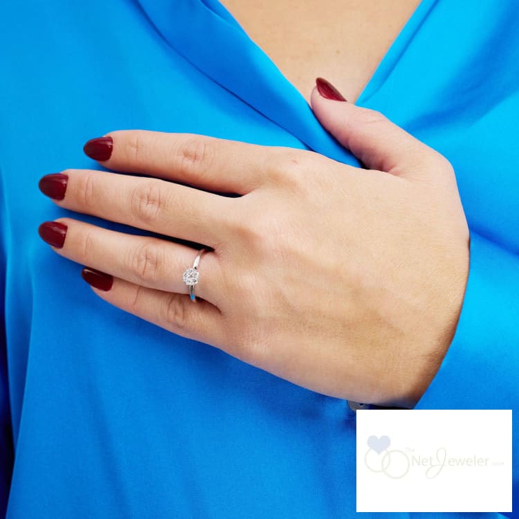 Round Illusion Diamond Ring-RNB Jewellery