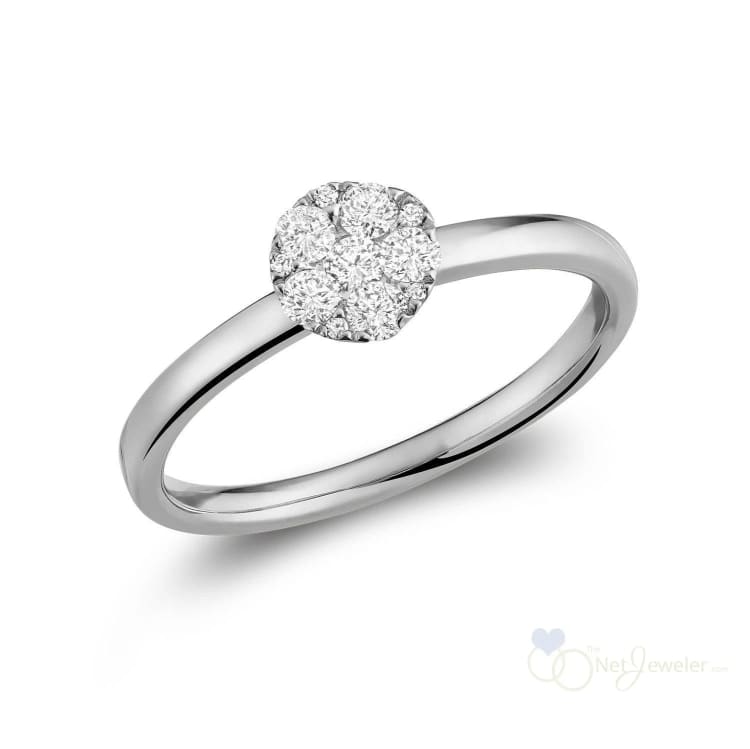 Round Illusion Diamond Ring-RNB Jewellery