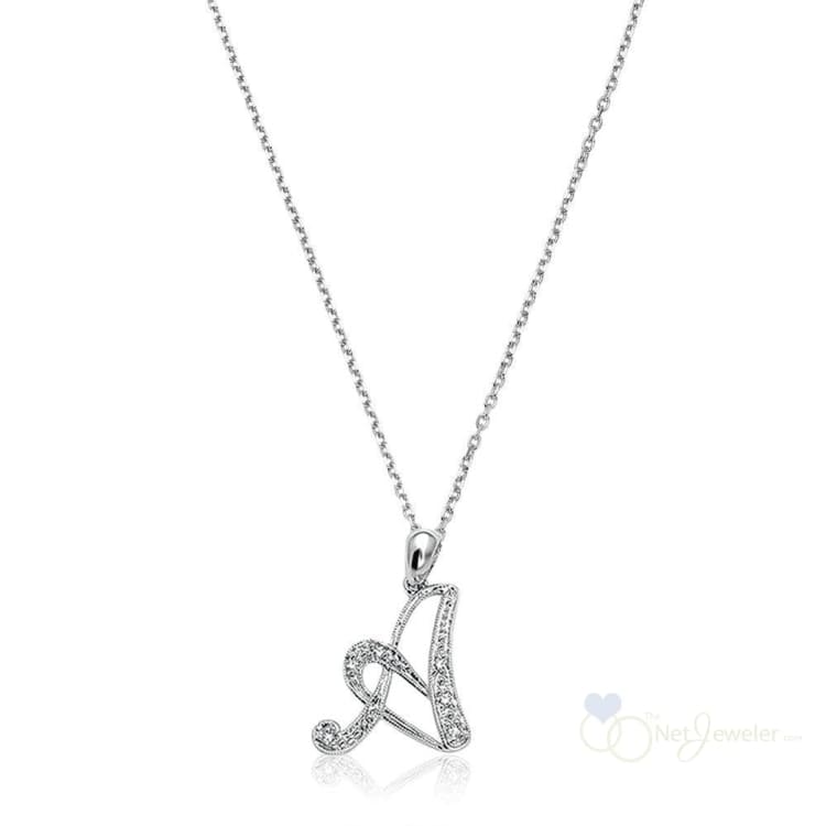 Script Diamond Initials-RNB Jewellery
