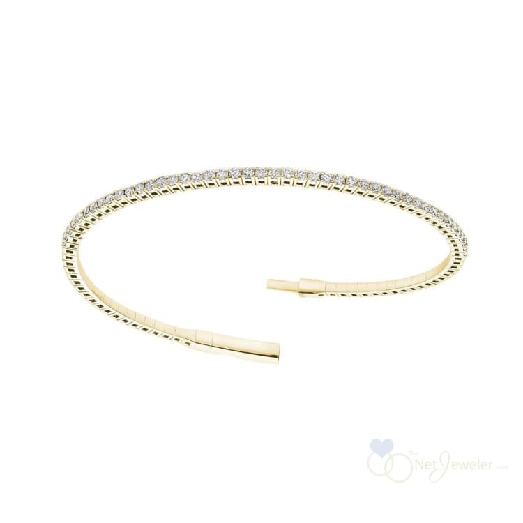Diamond Bangle Flex Bracelet-RNB Jewellery