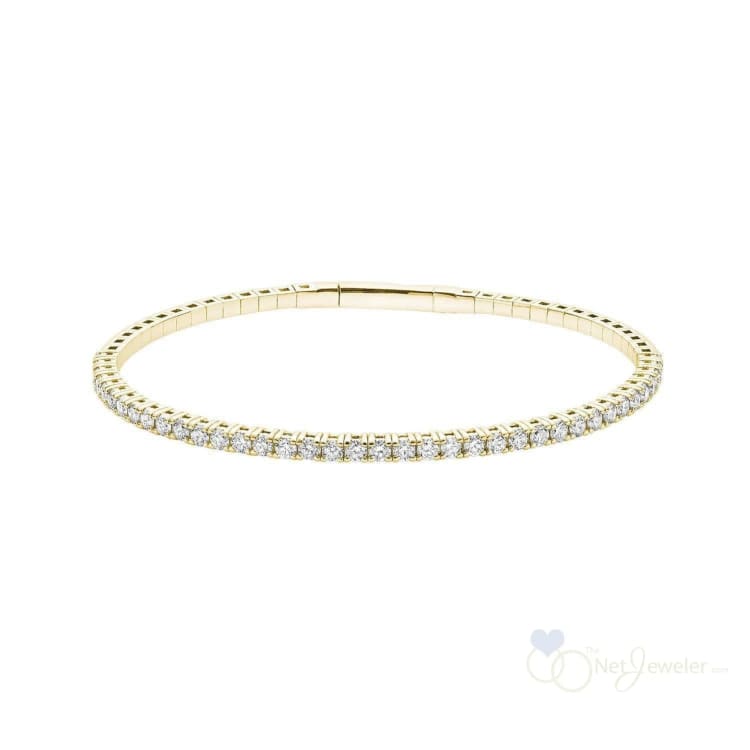 Diamond Bangle Flex Bracelet-RNB Jewellery