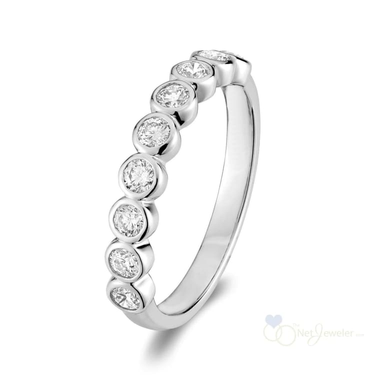 Semi Eternity Bezel Diamond RIng-RNB Jewellery