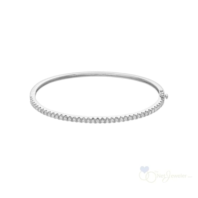 Semi Eternity Diamond Bangle-RNB Jewellery
