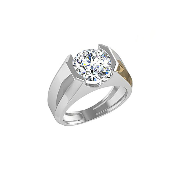 Buy Luca Round Diamond Ring For Men Online