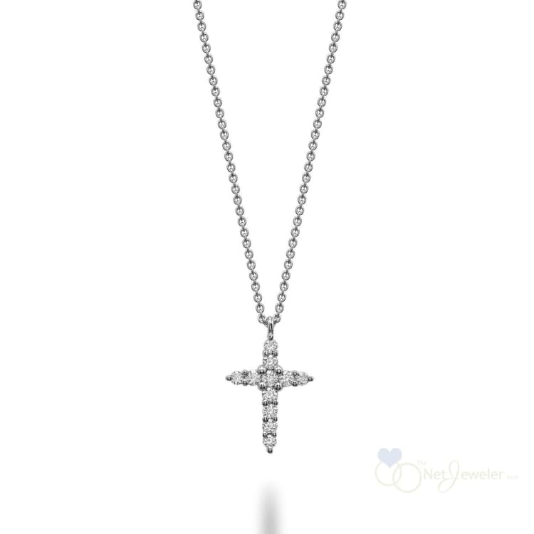 Small Diamond Cross Pendant-RNB Jewellery