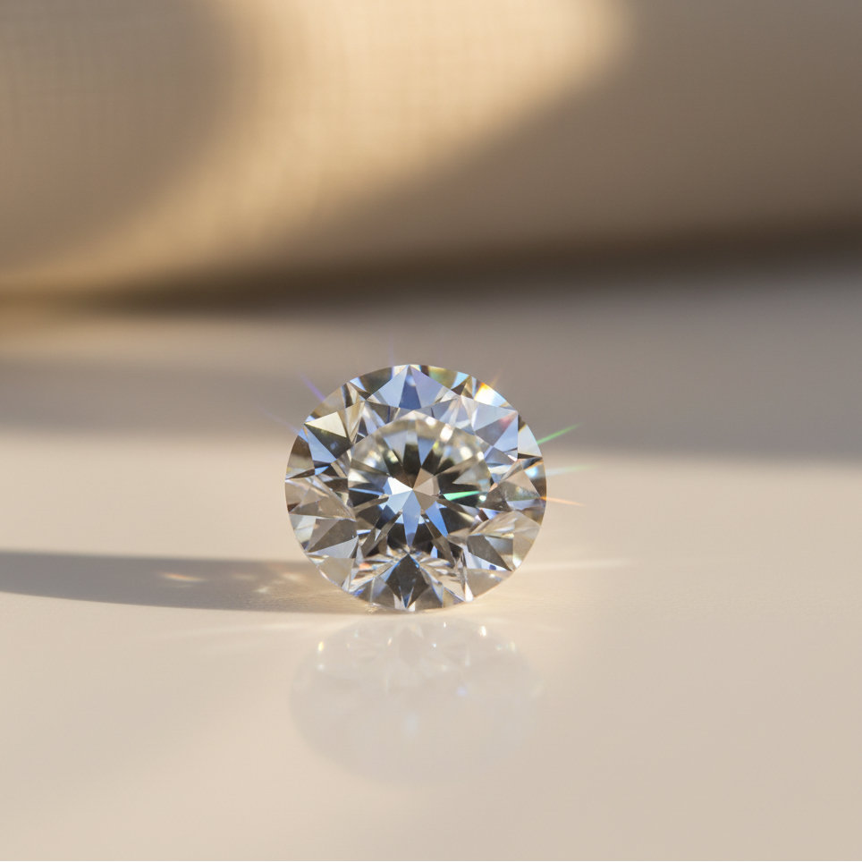 0.24ct lg round diamond