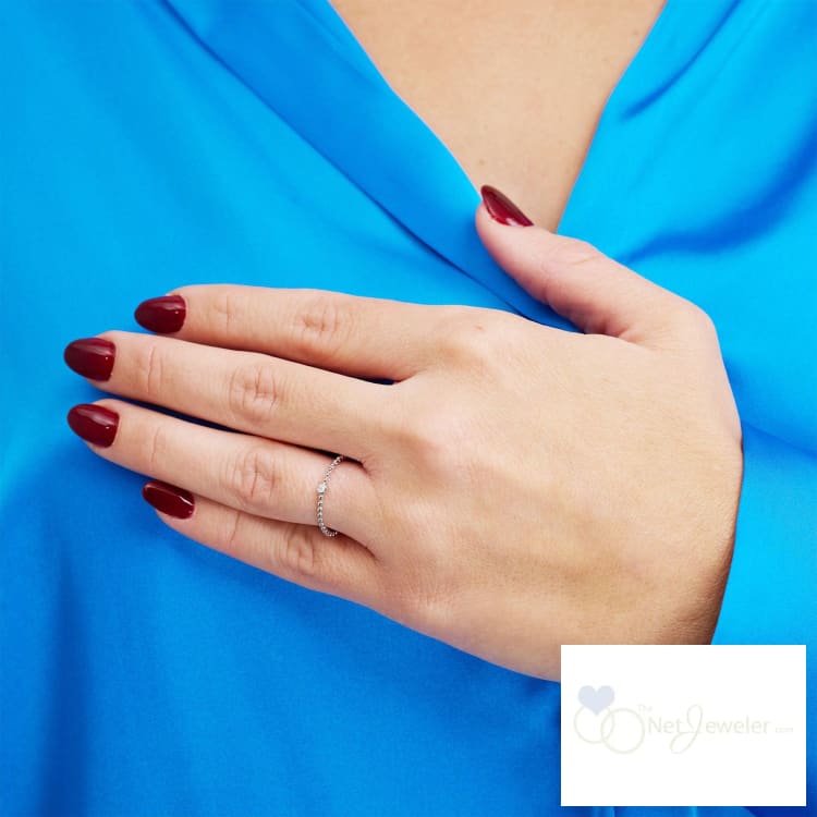 Solitaire Bead Diamond Ring-RNB Jewellery