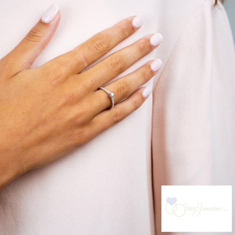 Solitaire Diamond Engagement Ring-RNB Jewellery