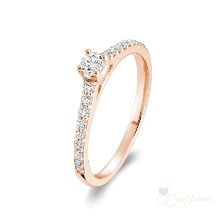 Solitaire Diamond Engagement Ring-RNB Jewellery