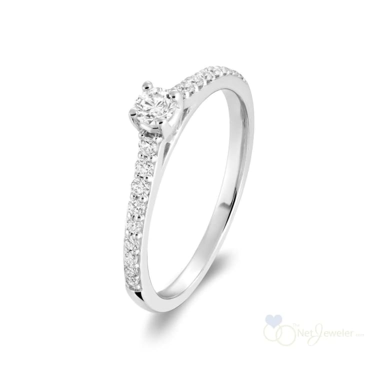Solitaire Diamond Engagement Ring-RNB Jewellery