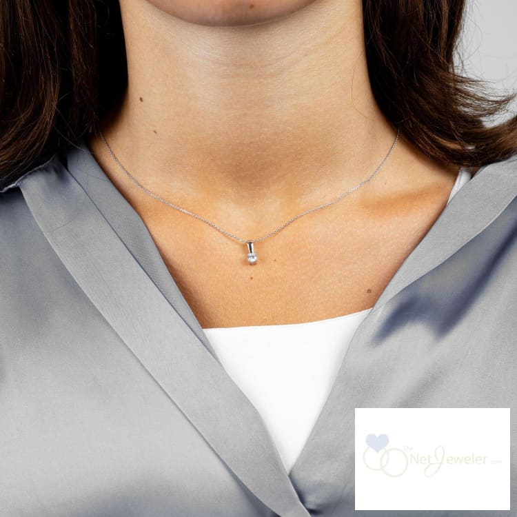 Solitaire Diamond Pendant - Pendants