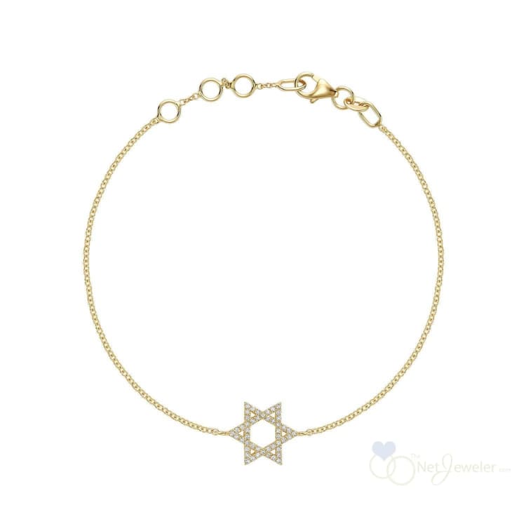 Star of David Diamond Bracelet-RNB Jewellery