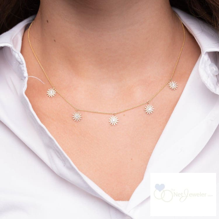 Sun Drop Diamond By the Yard Necklace - Necklaces