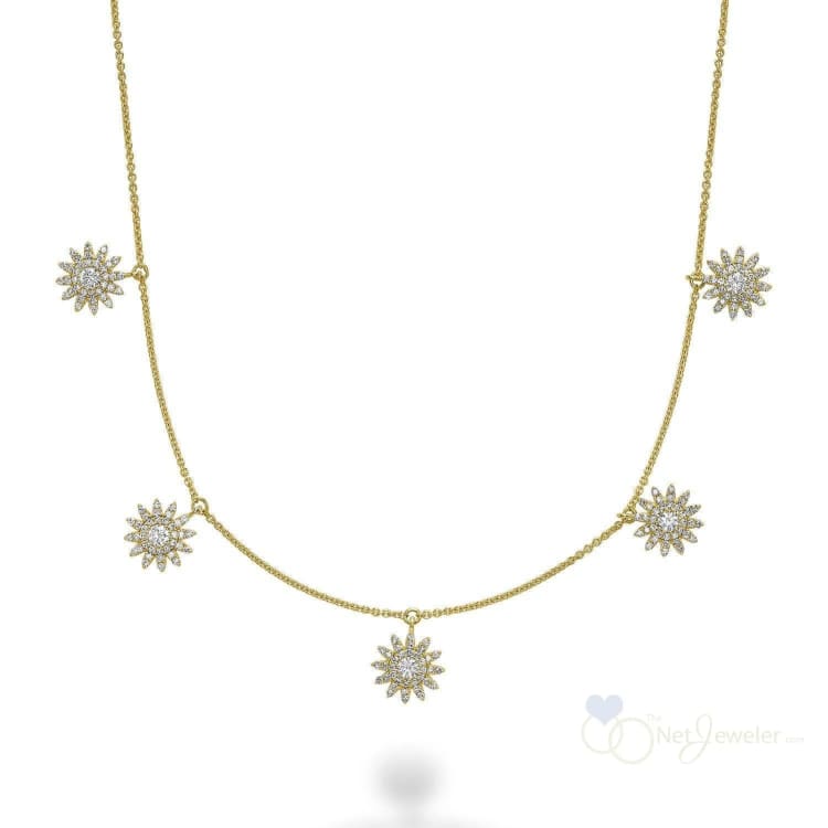Sun Drop Diamond By the Yard Necklace - Yellow Gold - Necklaces