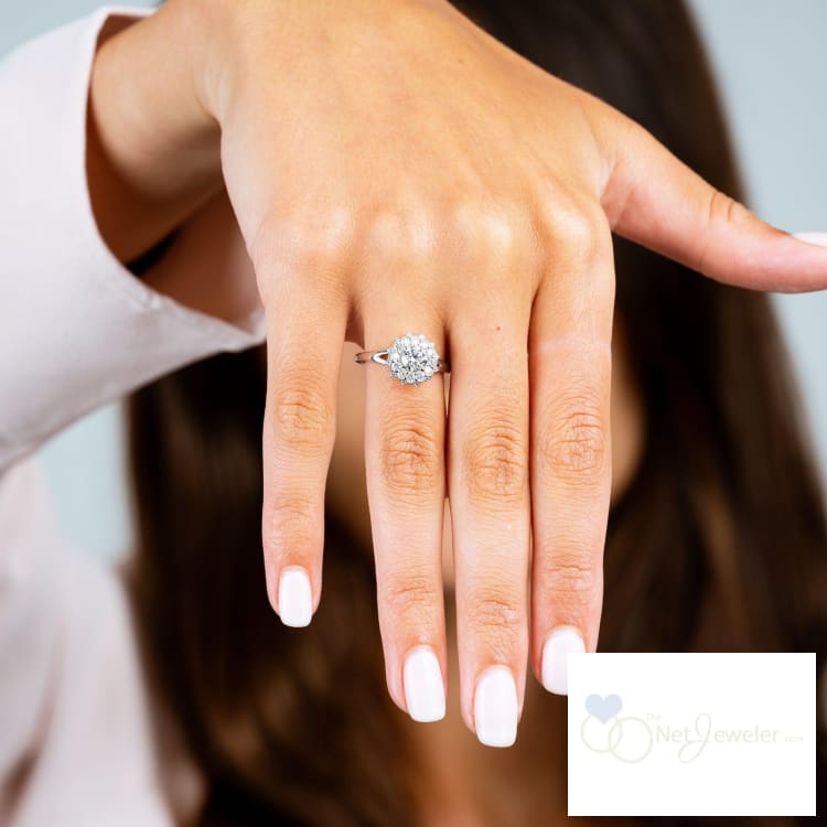Vintage Flower Diamond Ring-RNB Jewellery