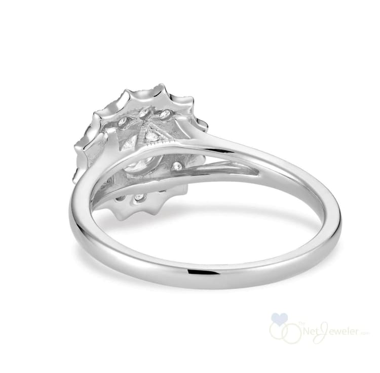 Vintage Flower Diamond Ring-RNB Jewellery