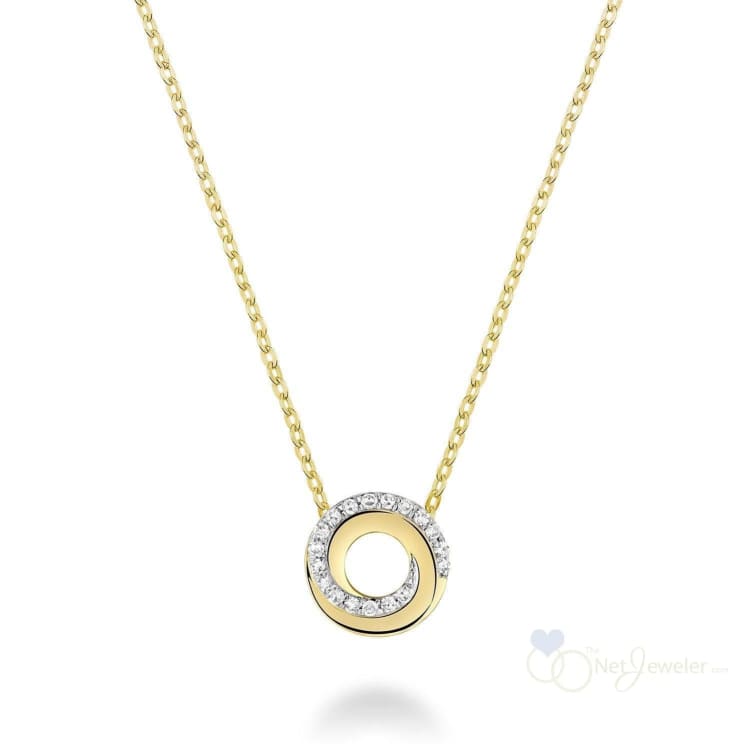 Whirl Diamond Pendant-RNB Jewellery