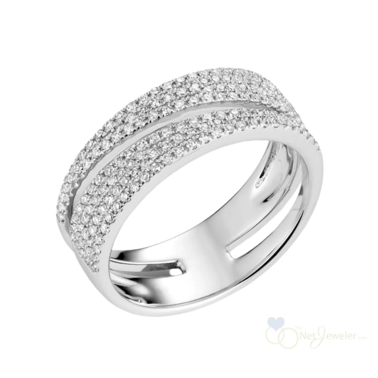 Wide Pave Fancy Diamond Ring-RNB Jewellery