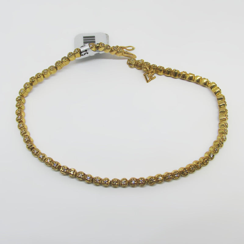 Diamond Tennis Bracelet 18k Yellow Gold - Thenetjeweler