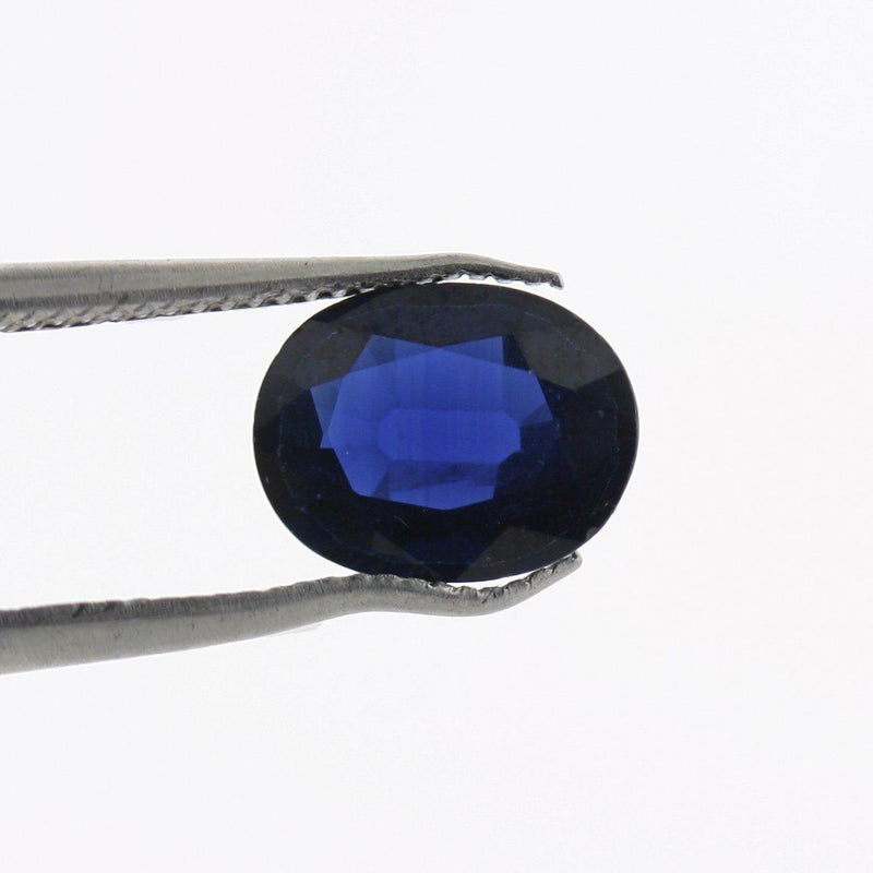 1.97 carat Oval Blue Sapphire Certified 7.0 x 9.0 mm - Thenetjeweler