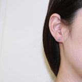 1 carat Round Cut Diamond Stud Earrings - Thenetjeweler