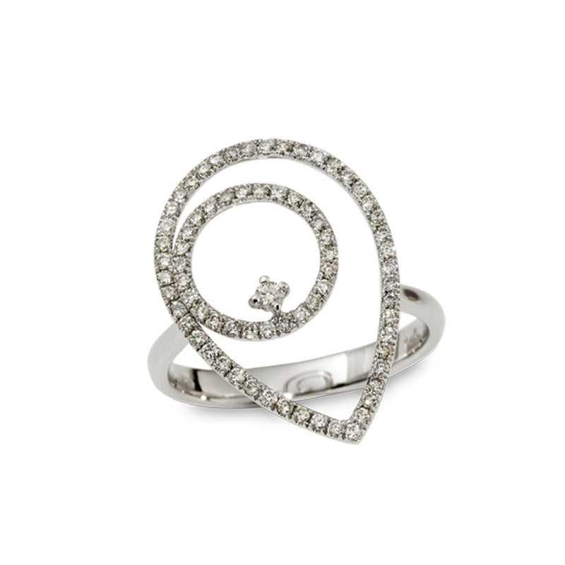 Open Shape Diamond Ring - Thenetjeweler