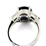 Sapphire Diamond Ring 14k White Gold - Thenetjeweler