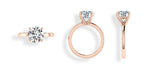 Lab Grown Round Diamond Engagement Ring 1ct - Thenetjeweler