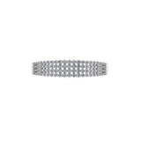 Multi Row Diamond Bangle - Thenetjeweler
