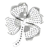 Diamond Emerald Clover Pendant - Thenetjeweler