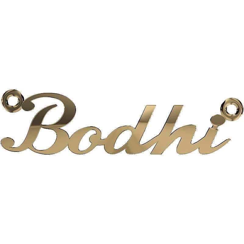 Personalized Name Necklace Bodhi 14K Yellow Gold - Thenetjeweler