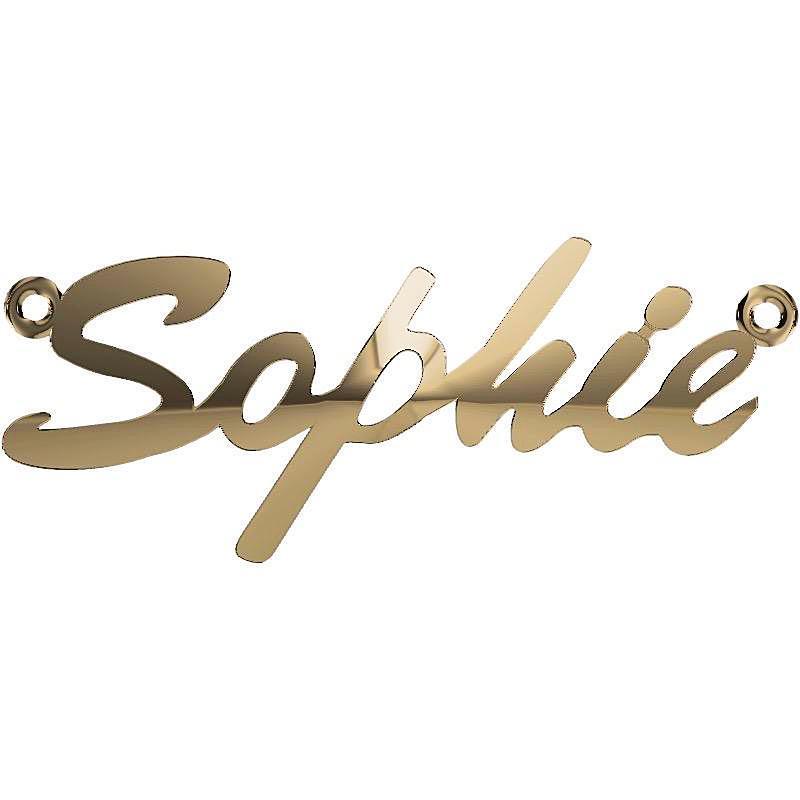 Personalized Name Necklace Sophie 14K Yellow Gold - Thenetjeweler