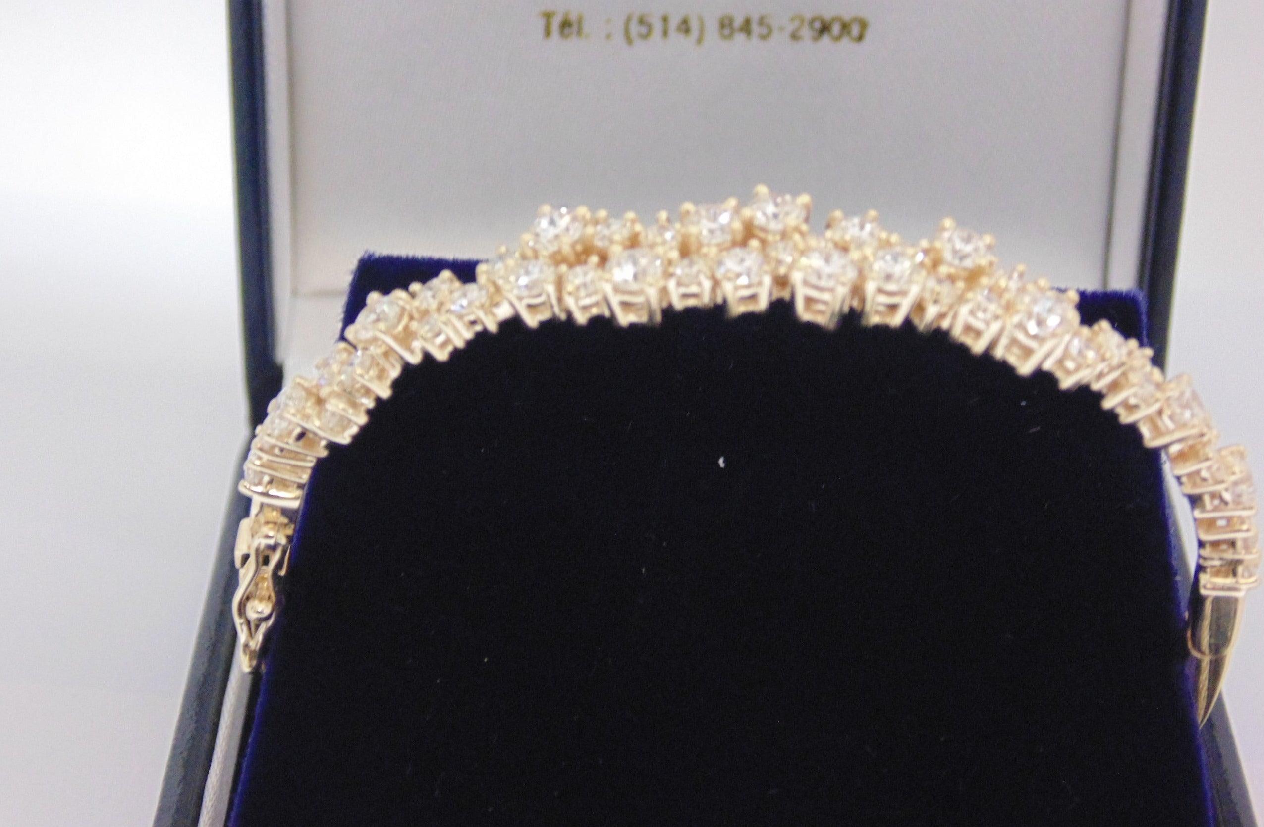 Cluster Diamond Bangle - Thenetjeweler