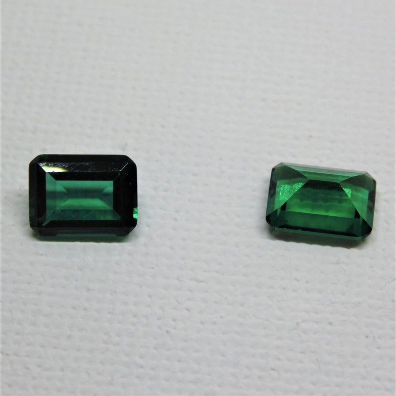 8x6mm Lab Grown Emerald Cushion Cut - Thenetjeweler