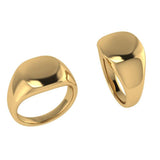 Men's Signet Ring Gold - Thenetjeweler
