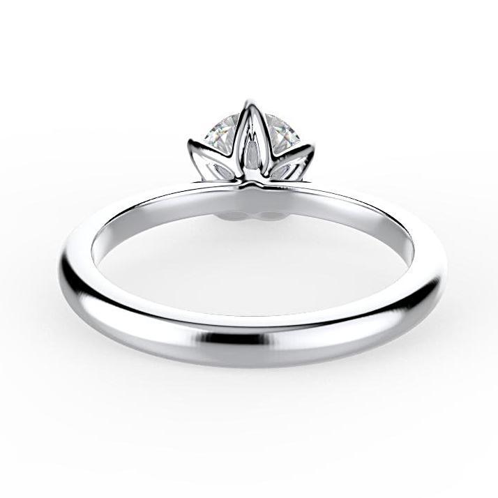 Round Diamond Solitaire Engagement Ring - Thenetjeweler