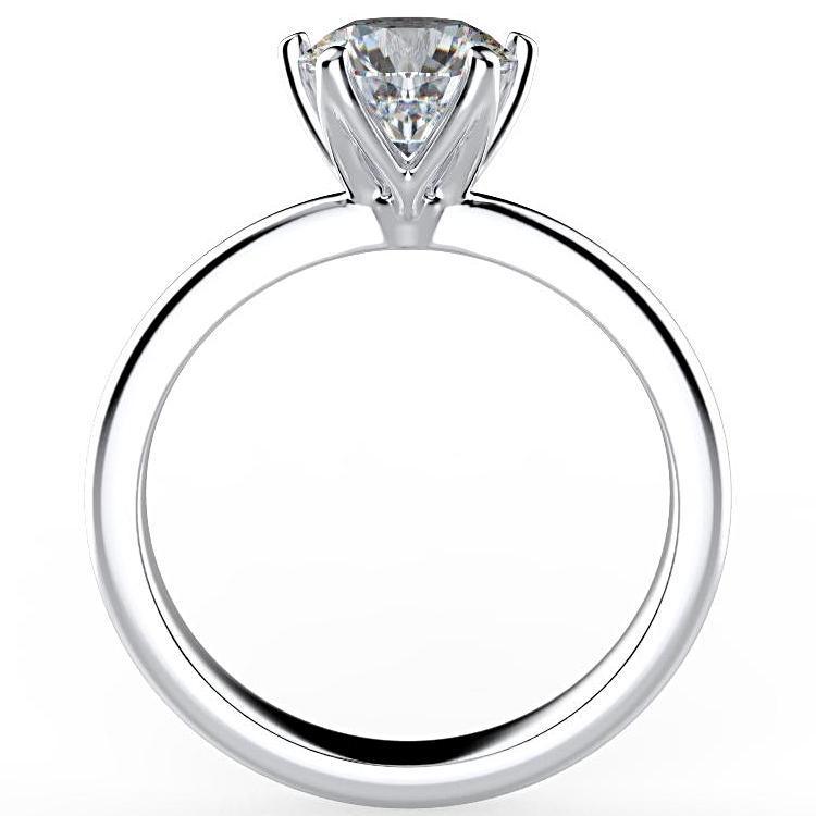 Round Diamond Solitaire Engagement Ring - Thenetjeweler