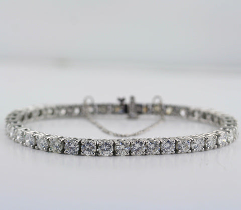 Tennis Diamond Bracelet 14K White Gold 3 ct.t.w. - Thenetjeweler