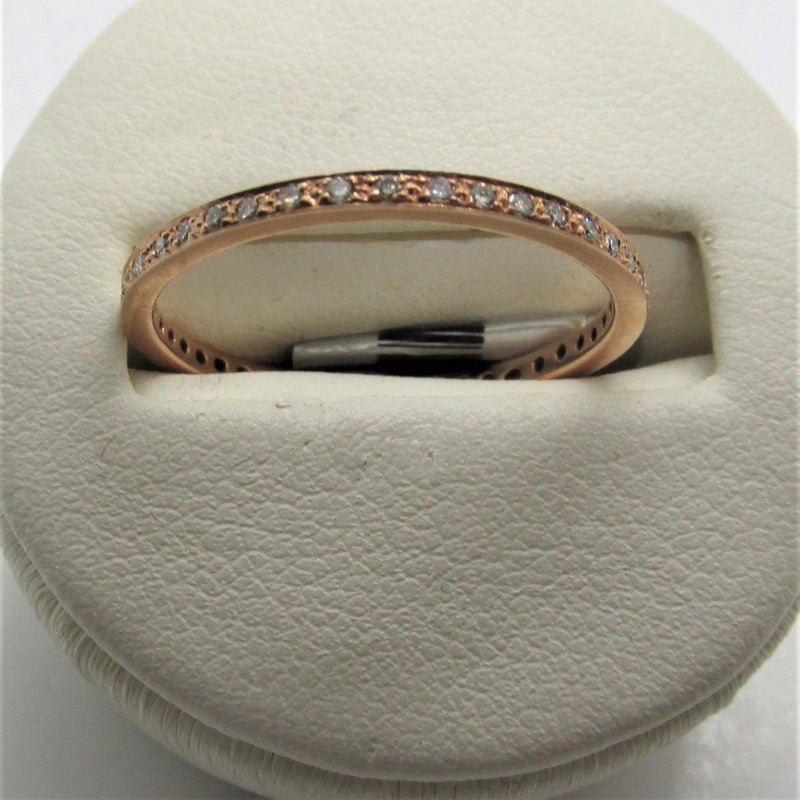 Diamond Full Eternity Ring Rose Gold - Thenetjeweler