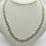 Tennis Rhombus Diamond Necklace - Thenetjeweler