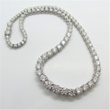 Graduated Diamond Tennis Necklace - Thenetjeweler