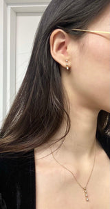 Diamond Journey Earrings in Yellow Gold - Thenetjeweler
