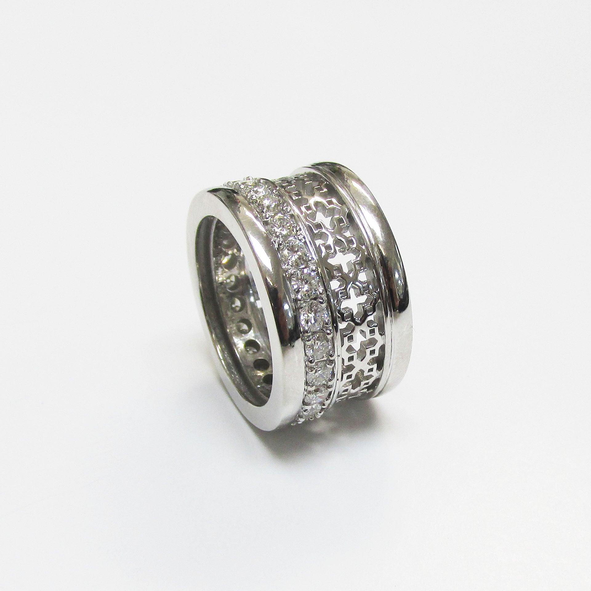 Inspiration Rings with Ornaments and Diamonds - Thenetjeweler