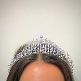 Wedding Headband Bridal Tiara Sterling Silver - Thenetjeweler