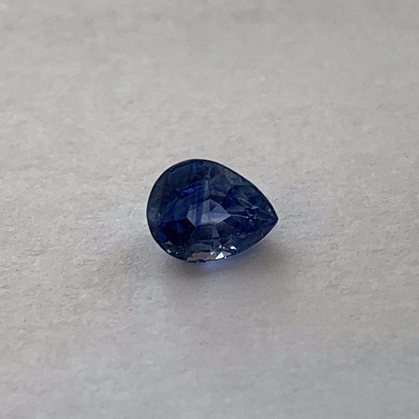 1.02ct Heated Blue Sapphire Pear Shaped Gemstone - Thenetjeweler