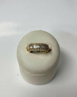 Baguette and Round Diamonds Statement Wedding Ring - Thenetjeweler