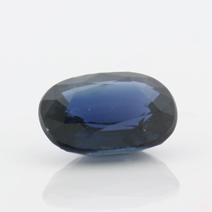 2.35 carat Oval Blue Sapphire Certified 7.03 x 9.17 mm - Thenetjeweler