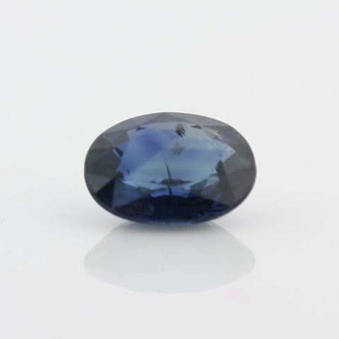 1.63 carat Oval Blue Sapphire Certified 6.23 x 8.18 mm - Thenetjeweler
