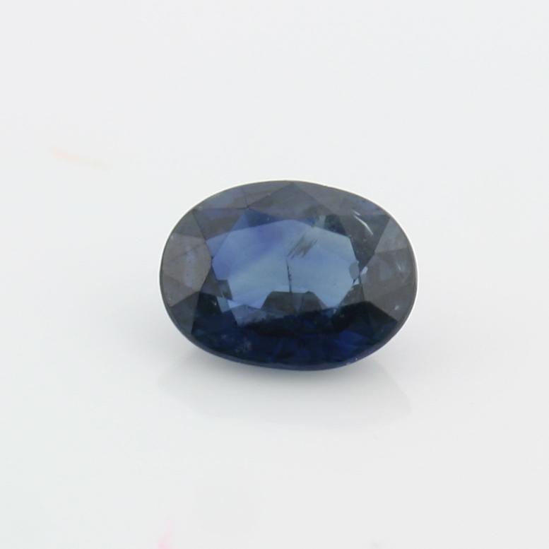 1.63 carat Oval Blue Sapphire Certified 6.23 x 8.18 mm - Thenetjeweler